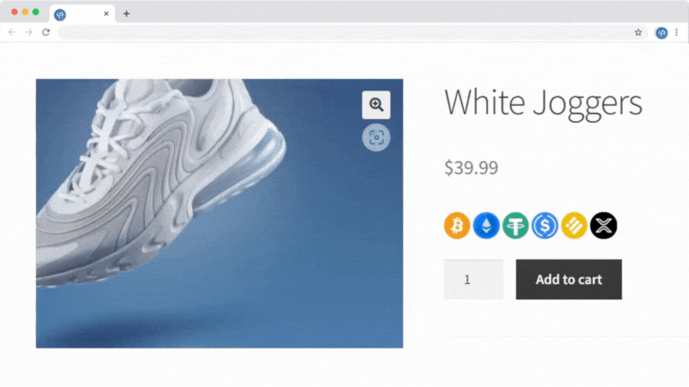 NOWPayments shop crypto icons